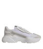 Dolce & Gabbana White Leather Daymaster Low Top Sneakers Shoes