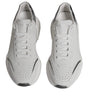 Dolce & Gabbana White Silver DAYMASTER Leather Sneakers Shoes