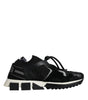 Dolce & Gabbana Black White Logo Sorrento Mens Sneakers Shoes