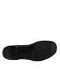 Dolce & Gabbana Black Horse Leather Mid Calf Boots Shoes