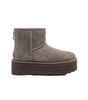 UGG Gray Suede Leather Ankle
