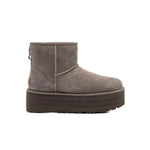 UGG Gray Suede Leather Ankle