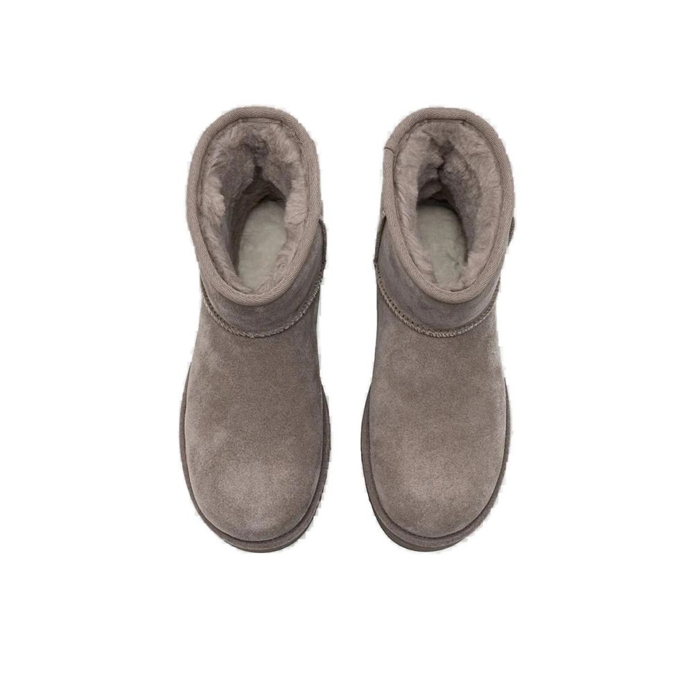 UGG Gray Suede Leather Ankle