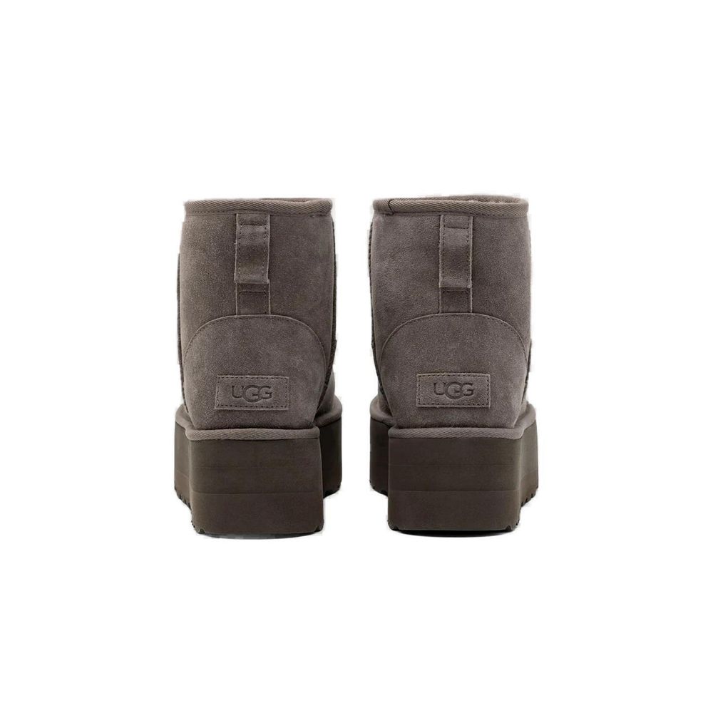 UGG Gray Suede Leather Ankle