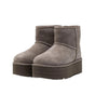 UGG Gray Suede Leather Ankle