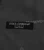 Dolce & Gabbana Gray STAFF Cotton Striped Vest