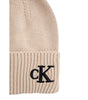 Casquette de baseball en coton beige Calvin Klein
