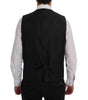 Dolce & Gabbana Gray STAFF Cotton Striped Vest
