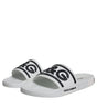Dolce & Gabbana White Black Sandals Rubber Beachwear Shoes