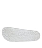Dolce & Gabbana White Black Sandals Rubber Beachwear Shoes