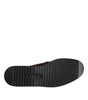 Dolce & Gabbana Brown Suede DG Family Slip On Flats Shoes