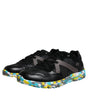 Dolce & Gabbana Black Polyester Low Top Men Sneakers Shoes