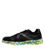 Dolce & Gabbana Black Polyester Low Top Men Sneakers Shoes