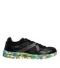 Dolce & Gabbana Black Polyester Low Top Men Sneakers Shoes