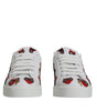 Dolce & Gabbana White Devil Face Portofino Sneakers Shoes
