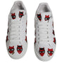 Dolce & Gabbana White Devil Face Portofino Sneakers Shoes
