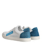 Dolce & Gabbana White London Calf Leather Sneakers Shoes