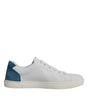 Dolce & Gabbana White London Calf Leather Sneakers Shoes