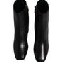 Dolce & Gabbana Black Jackie Leather Mid Calf Boots Shoes