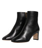 Dolce & Gabbana Black Jackie Leather Mid Calf Boots Shoes