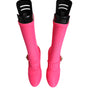 Dolce & Gabbana Pink Nylon Crystal Vally High Boots Shoes