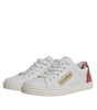 Dolce & Gabbana White London Calf Leather Sneakers Shoes