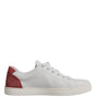 Dolce & Gabbana White London Calf Leather Sneakers Shoes