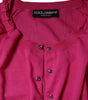 Dolce & Gabbana Pink Wool Button Down Cardigan Sweater