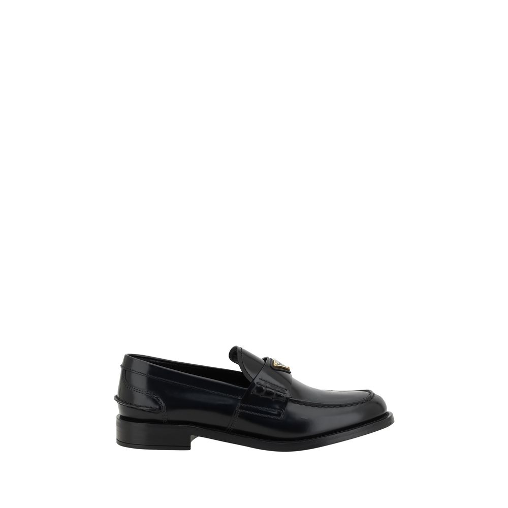 Mocassins à logo Prada