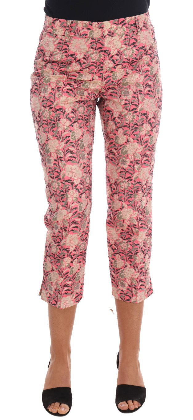 Dolce &amp; Gabbana Elegant Floral Brocade Pants