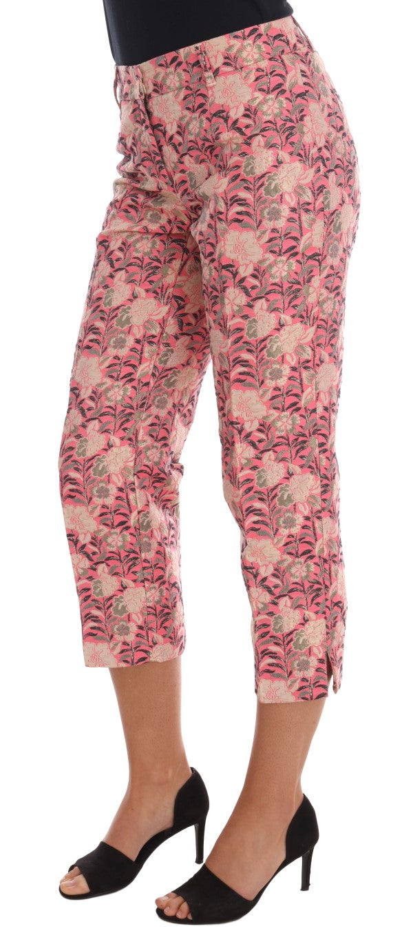 Dolce &amp; Gabbana Elegant Floral Brocade Pants