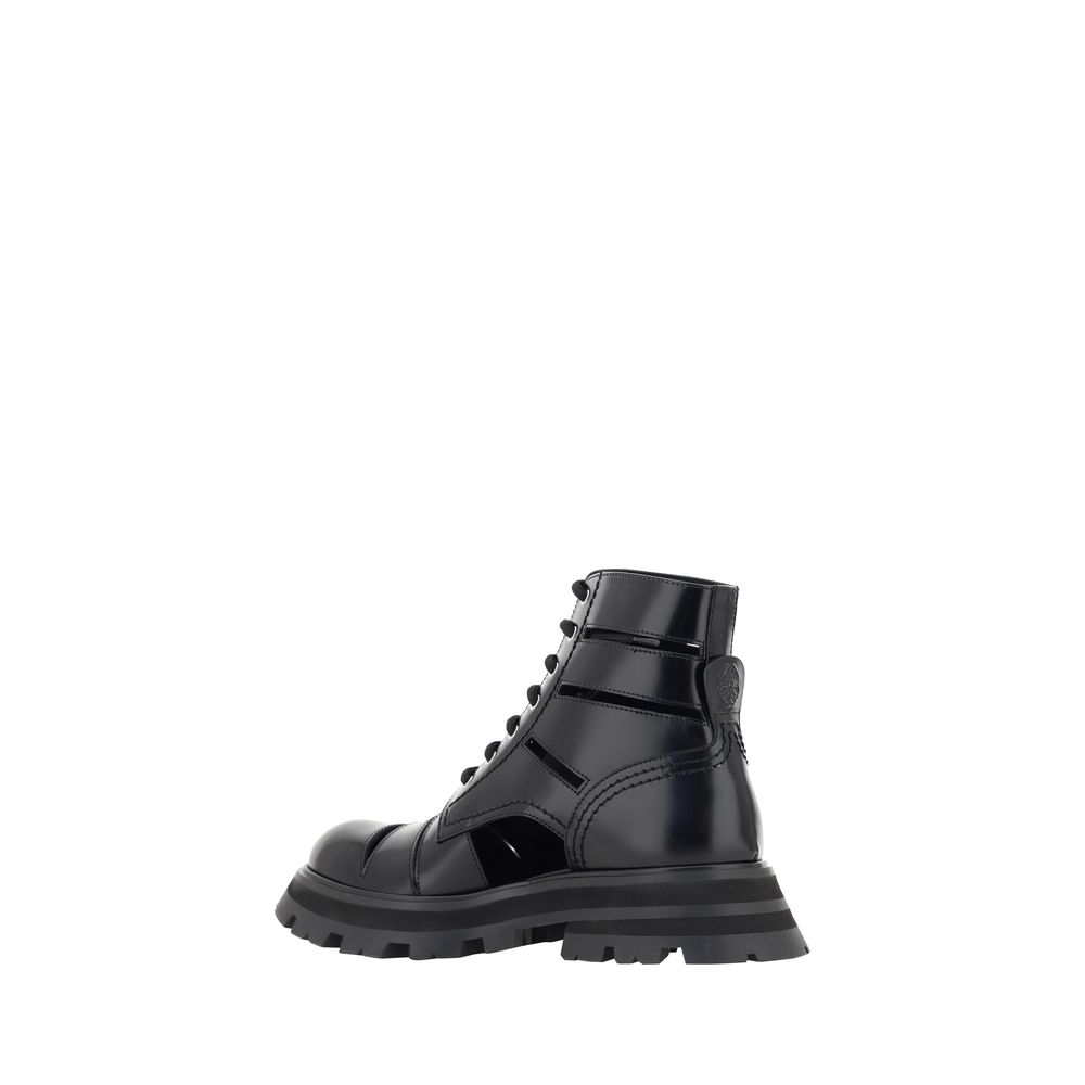 Bottes de combat Wander d'Alexander McQueen