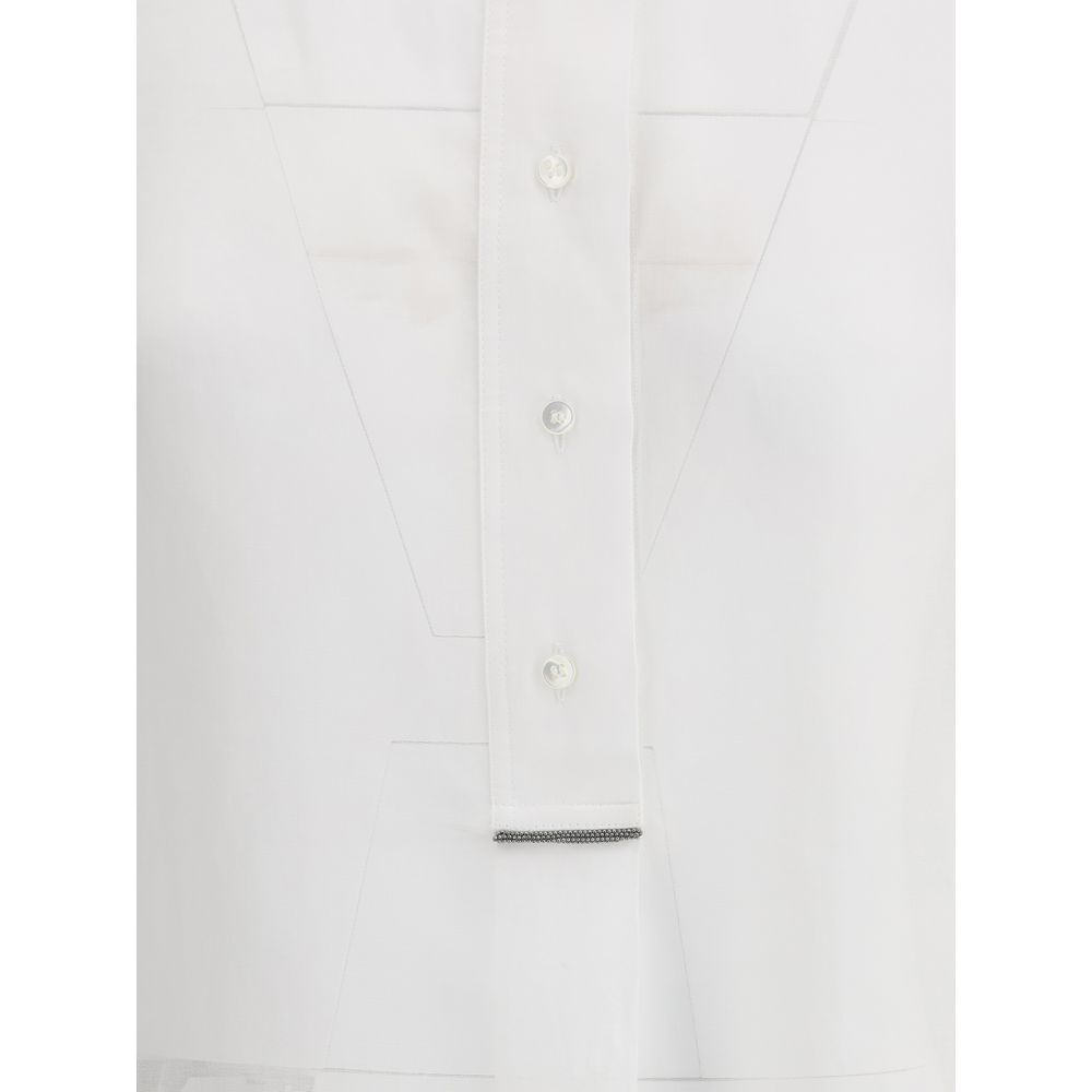 Chemise semi-transparente Brunello Cucinelli