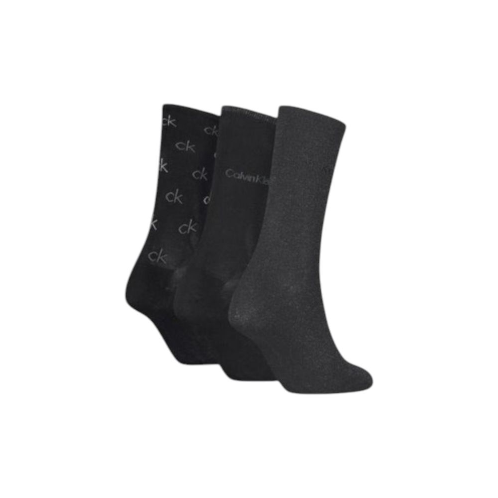 Chaussette en coton noir Calvin Klein