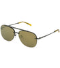 Zadig &amp; Voltaire Yellow Metal Sunglasses