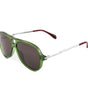 Lunettes de soleil en acétate vert Zadig & Voltaire