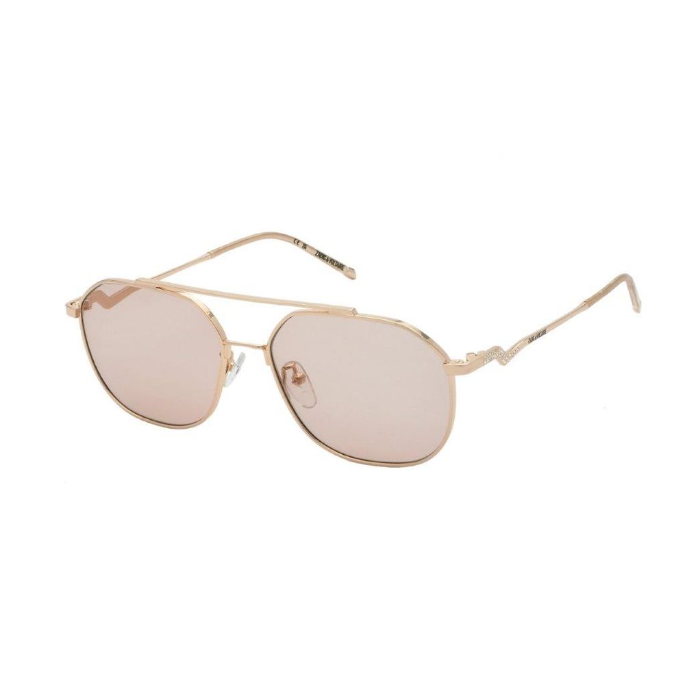 Lunettes de soleil en métal doré Zadig &amp; Voltaire