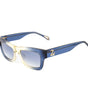 Lunettes de soleil en acétate bleu Zadig &amp; Voltaire