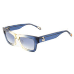 Lunettes de soleil en acétate bleu Zadig &amp; Voltaire
