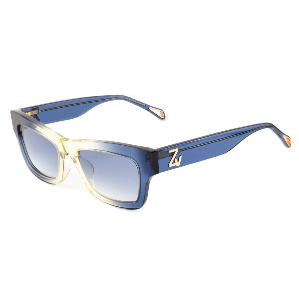Lunettes de soleil en acétate bleu Zadig &amp; Voltaire