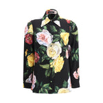 Chemise à imprimé roses et pivoines Dolce &amp; Gabbana