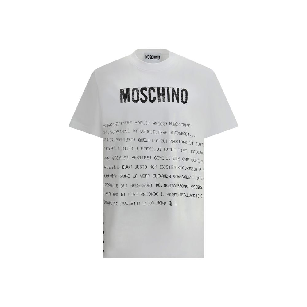 T-shirt avec logo Moschino
