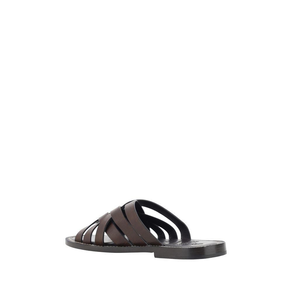 Sandales en cuir Brunello Cucinelli