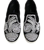 Chaussures à enfiler noires à ornements London pour homme Dolce &amp; Gabbana