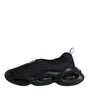 Dolce & Gabbana Black Slip On Wave Low Top Men Sneakers Shoes