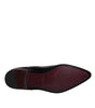 Dolce & Gabbana Black Leather Chelsea Men Ankle Boots Shoes