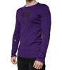 Dolce &amp; Gabbana Purple Cotton Round Neck Pullover Men Sweater