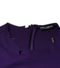 Dolce &amp; Gabbana Purple Cotton Round Neck Pullover Men Sweater