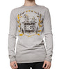Dolce & Gabbana Gray Printed Cotton Crewneck Pullover Sweater