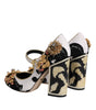 Dolce & Gabbana Multicolor Embellished Heels Pumps Shoes